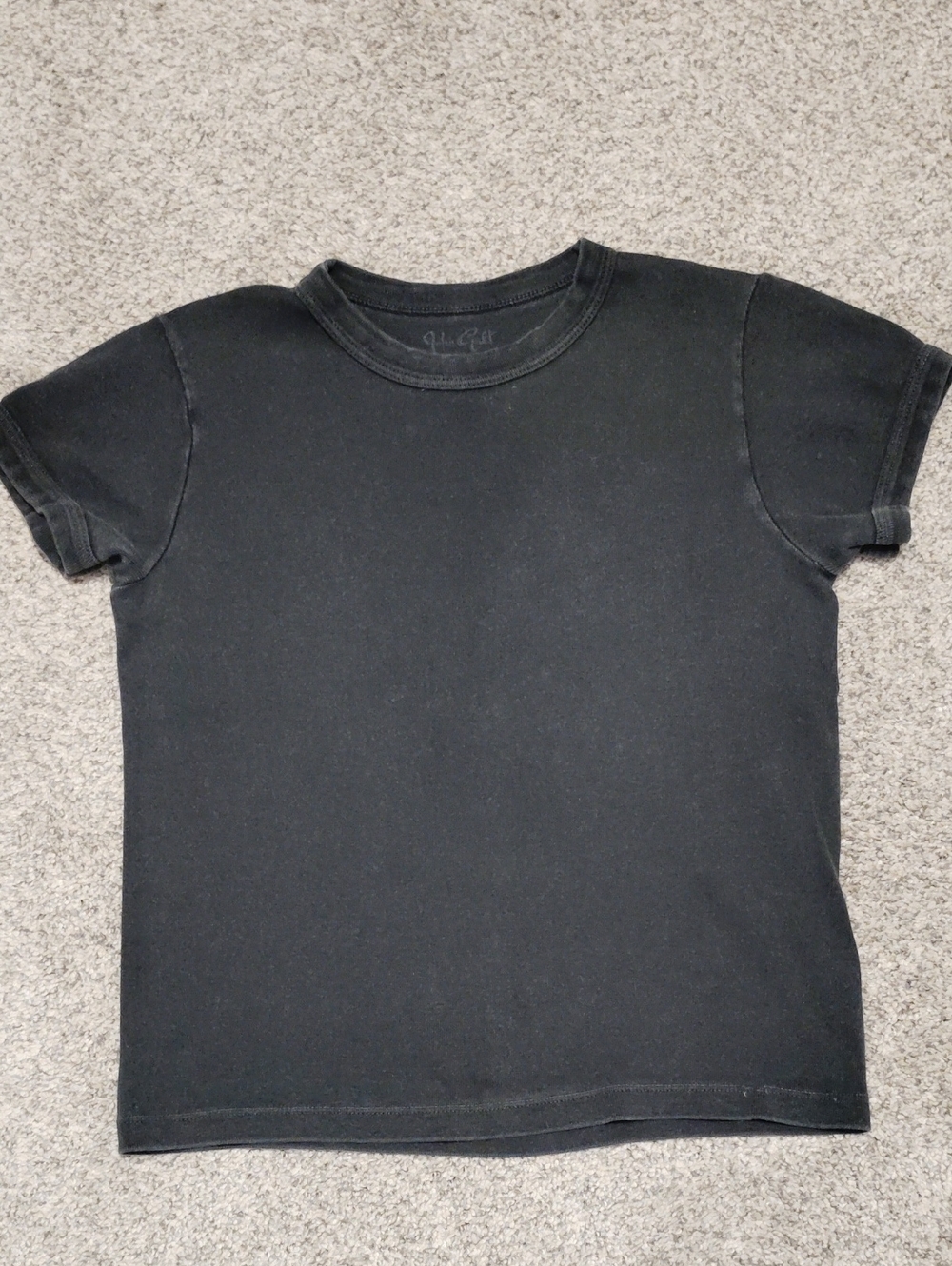 John Galt Brandy Melville Black Short Sleeve Kids Tee Top